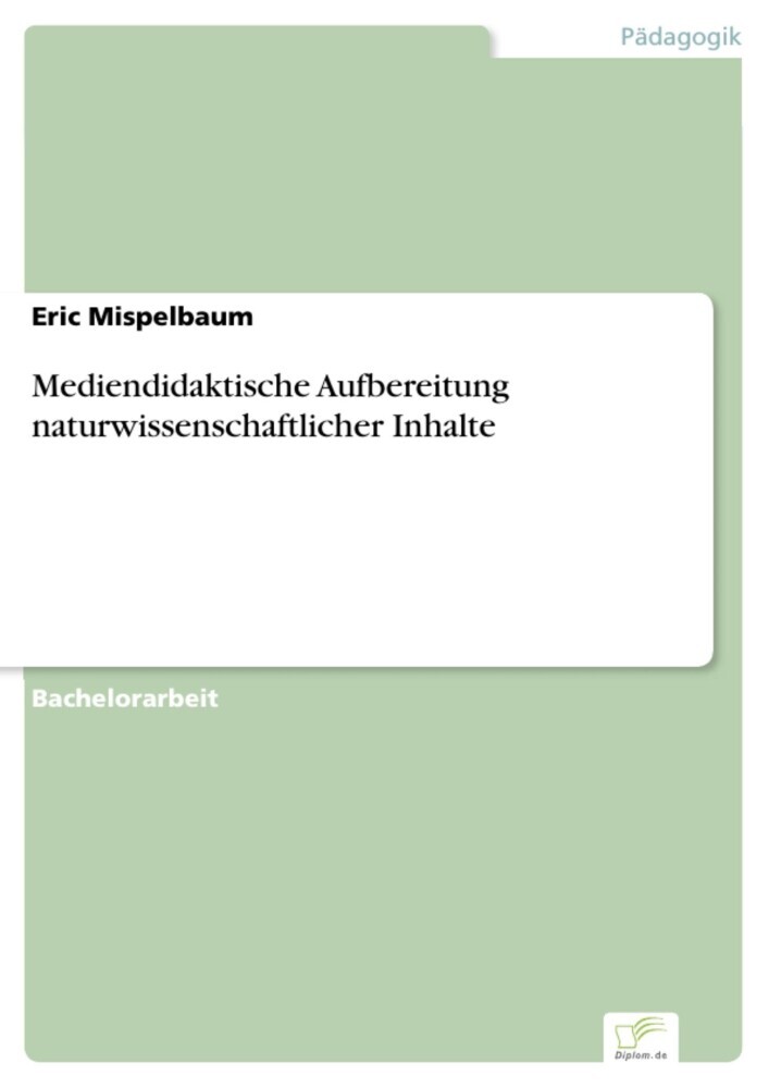 Mediendidaktische Aufbereitung naturwissenschaftlicher Inhalte main product photo