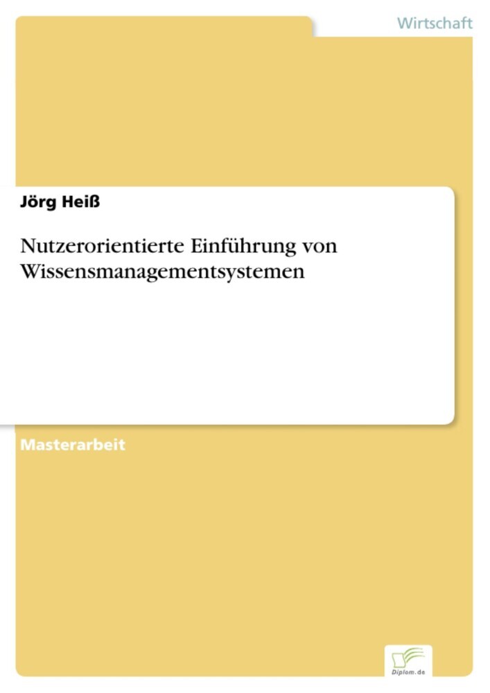 Nutzerorientierte Einführung von Wissensmanagementsystemen main product photo