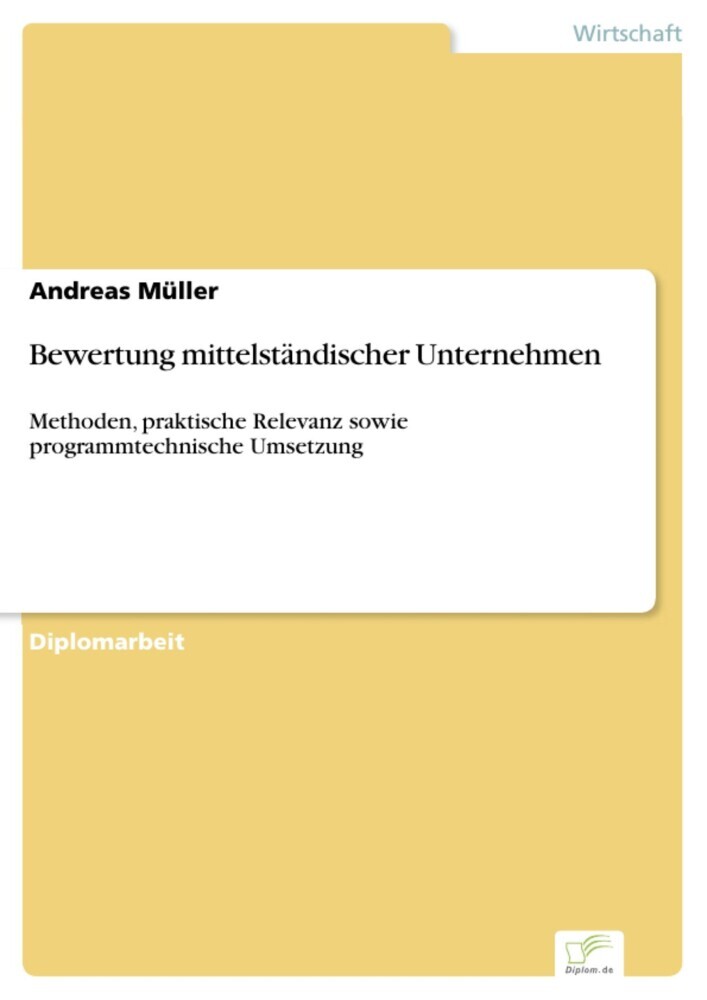 Bewertung mittelständischer Unternehmen main product photo