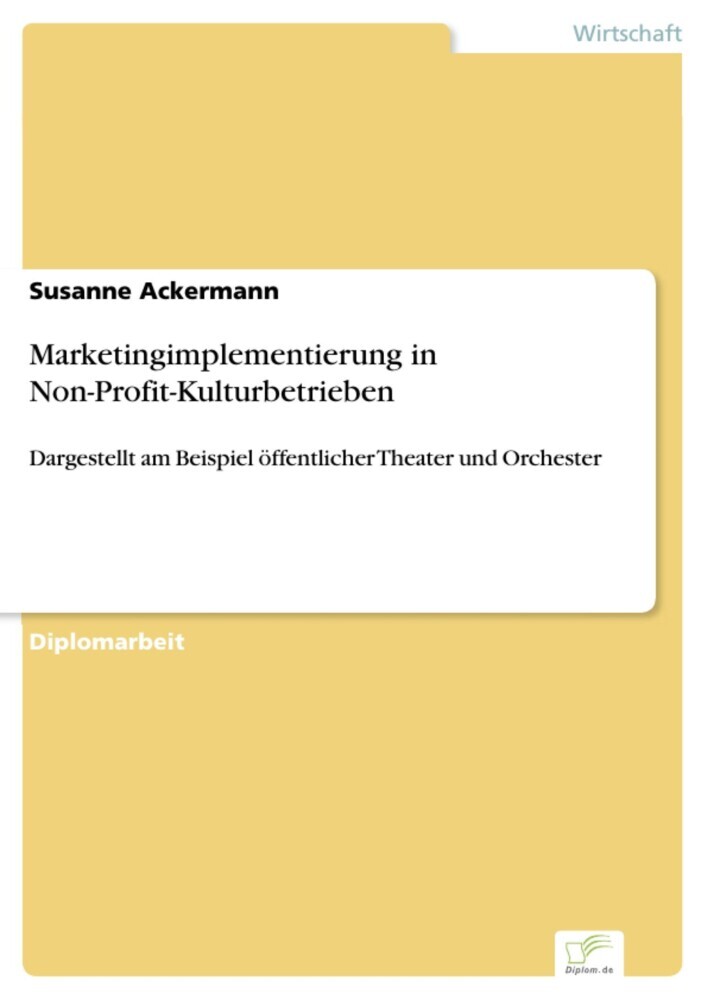 Marketingimplementierung in Non-Profit-Kulturbetrieben main product photo