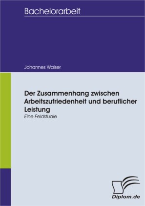 Der Zusammenhang zwischen Arbeitszufriedenheit und beruflicher Leistung - Eine Feldstudie