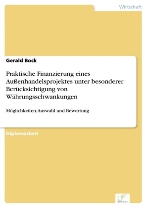 Praktische Finanzierung eines Außenhandelsprojektes unter besonderer Berücksichtigung von Währungsschwankungen