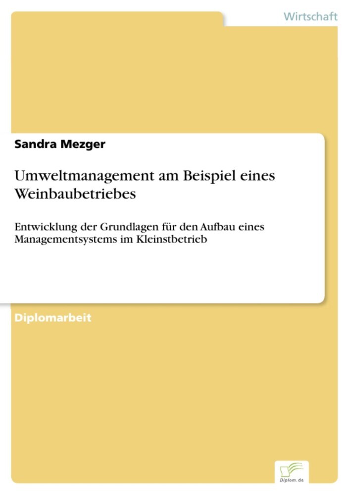 Umweltmanagement am Beispiel eines Weinbaubetriebes main product photo