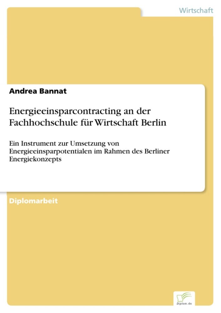 Energieeinsparcontracting an der Fachhochschule für Wirtschaft Berlin main product photo