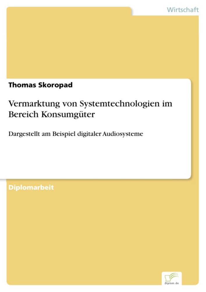 Vermarktung von Systemtechnologien im Bereich Konsumgüter main product photo