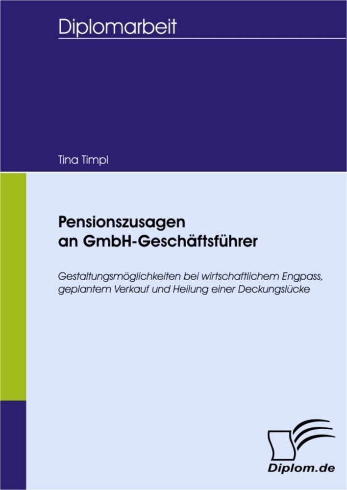 Pensionszusagen an GmbH-Geschäftsführer main product photo