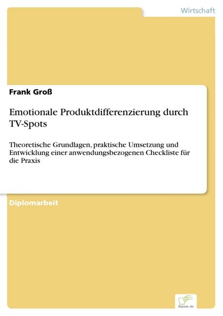 Emotionale Produktdifferenzierung durch TV-Spots main product photo
