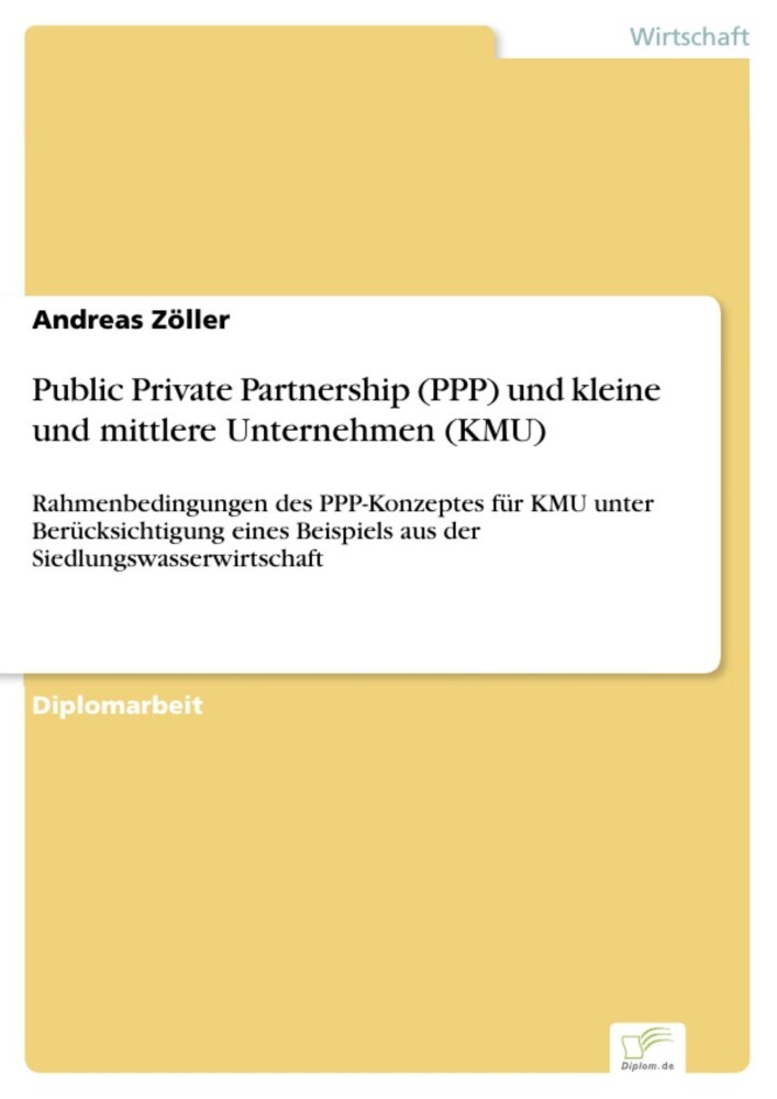 Public Private Partnership (PPP) und kleine und mittlere Unternehmen (KMU) main product photo