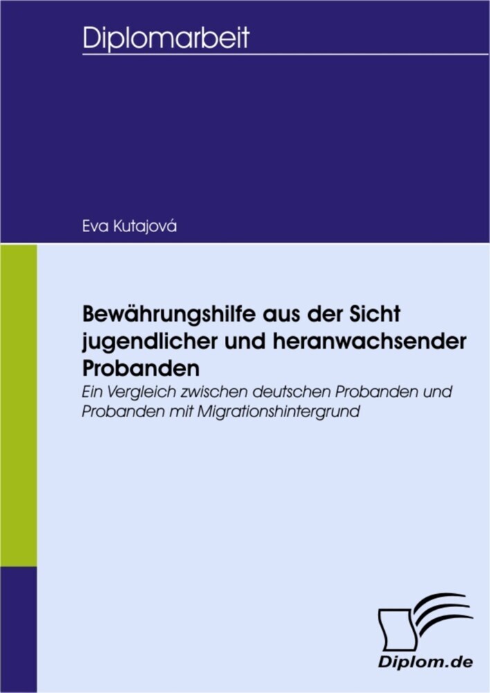 Bewährungshilfe aus der Sicht jugendlicher und heranwachsender Probanden main product photo