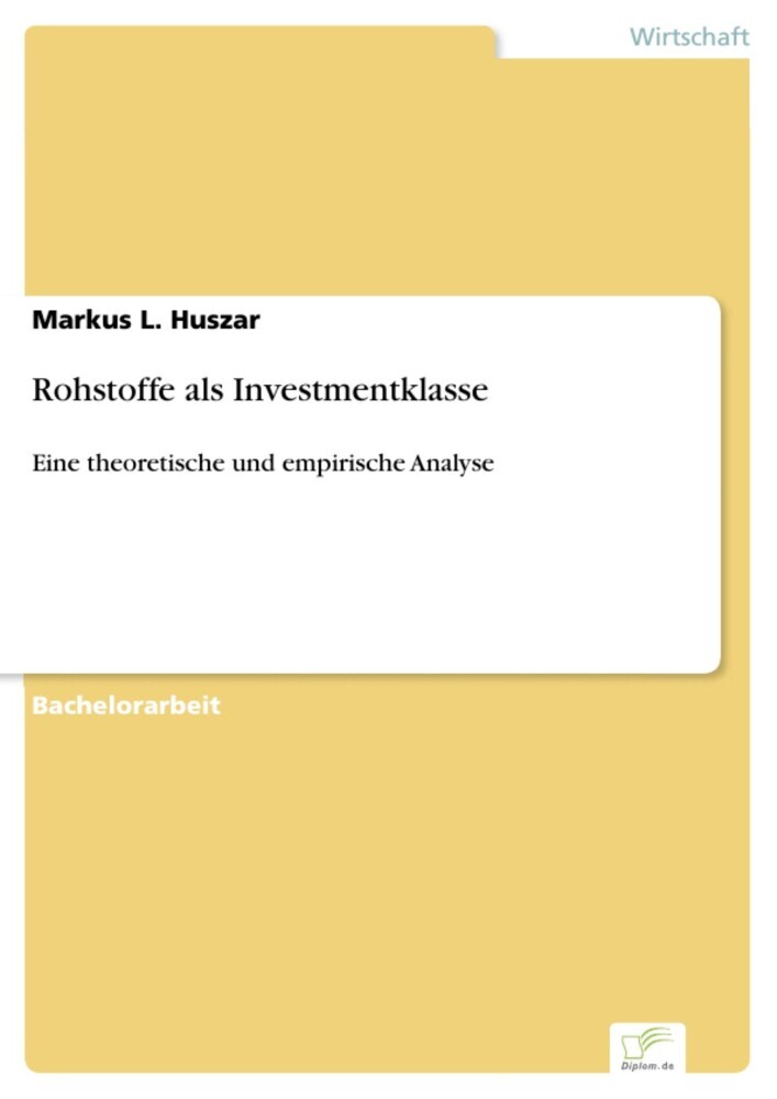 Rohstoffe als Investmentklasse main product photo