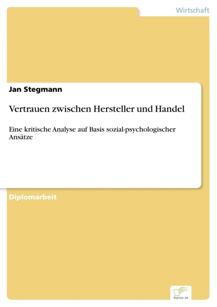 Vertrauen zwischen Hersteller und Handel main product photo