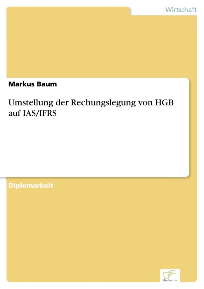Umstellung der Rechungslegung von HGB auf IAS/IFRS main product photo