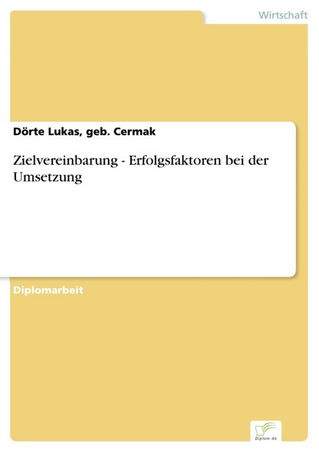 Zielvereinbarung - Erfolgsfaktoren bei der Umsetzung main product photo