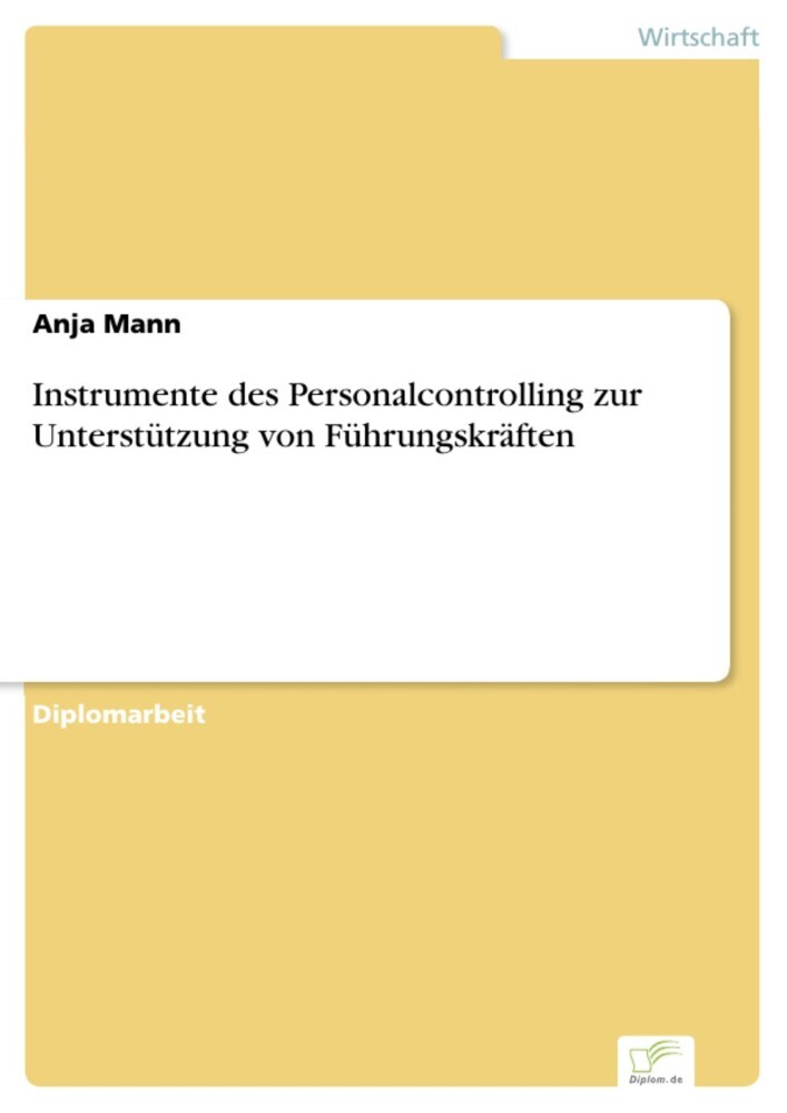 Instrumente des Personalcontrolling zur Unterstützung von Führungskräften main product photo