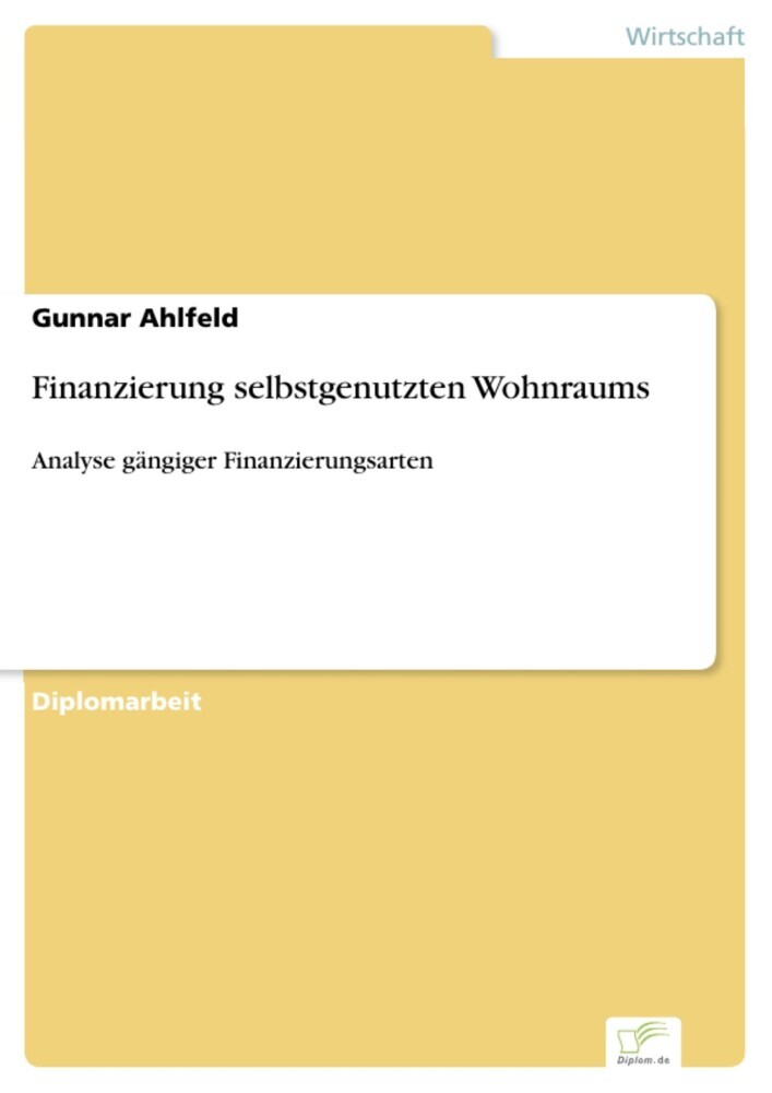 Finanzierung selbstgenutzten Wohnraums main product photo