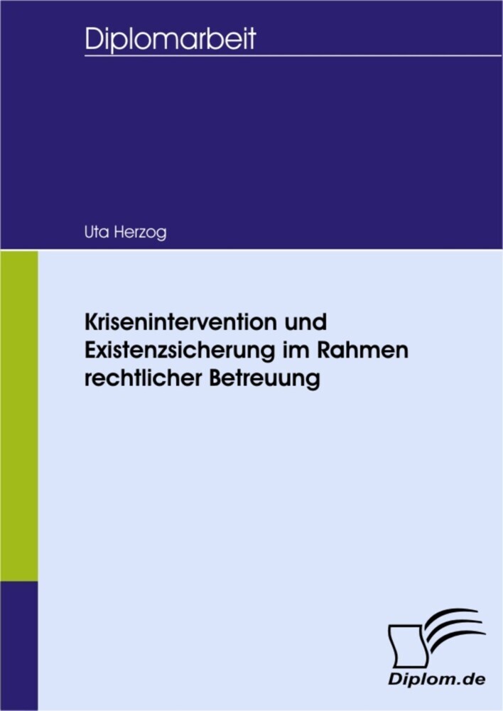 Krisenintervention und Existenzsicherung im Rahmen rechtlicher Betreuung main product photo