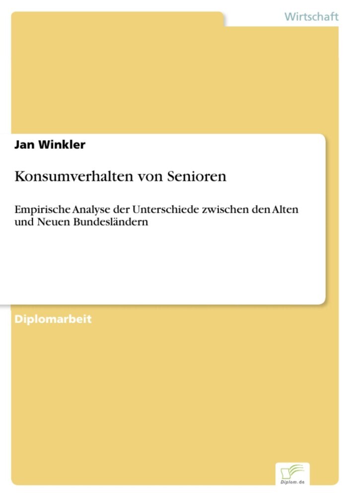 Konsumverhalten von Senioren main product photo