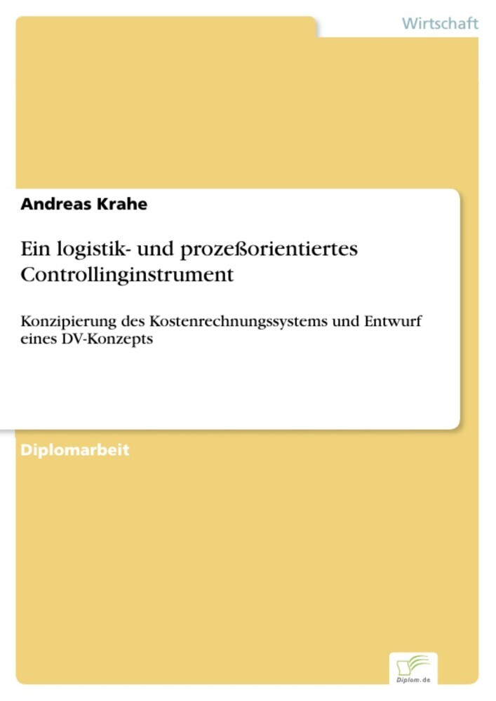 Ein logistik- und prozeßorientiertes Controllinginstrument main product photo