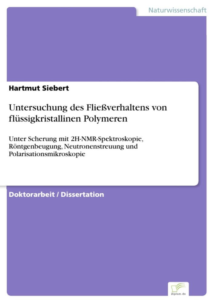 Untersuchung des Fließverhaltens von flüssigkristallinen Polymeren main product photo