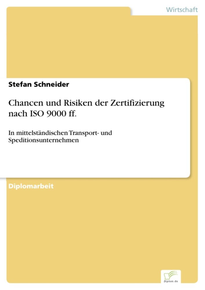 Chancen und Risiken der Zertifizierung nach ISO 9000 ff. main product photo