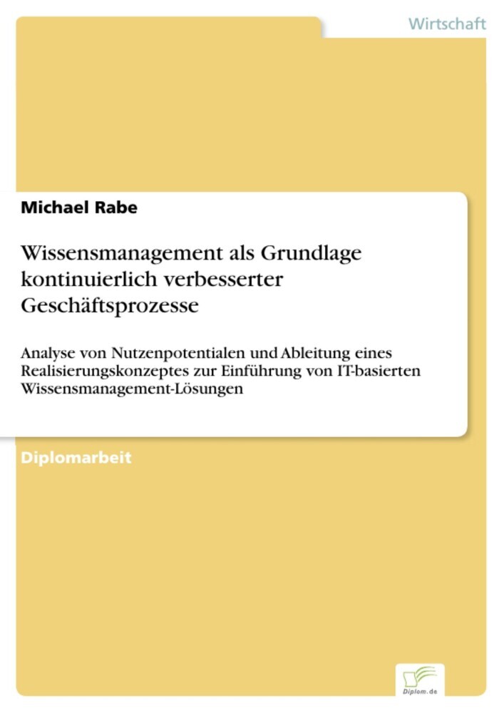 Wissensmanagement als Grundlage kontinuierlich verbesserter Geschäftsprozesse main product photo