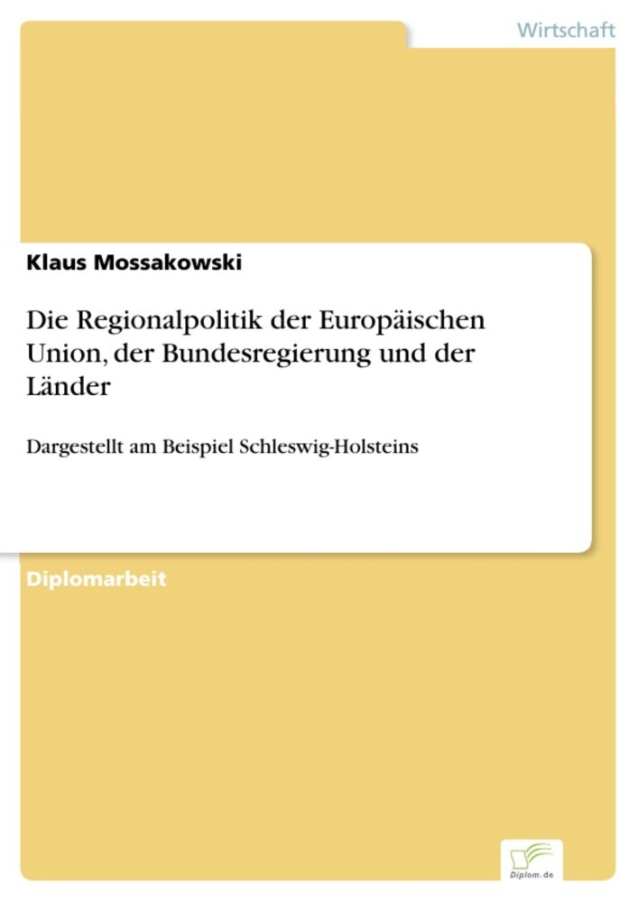 Die Regionalpolitik der Europäischen Union, der Bundesregierung und der Länder main product photo