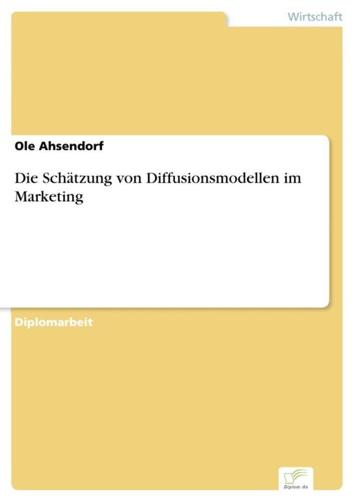 Die Schätzung von Diffusionsmodellen im Marketing main product photo
