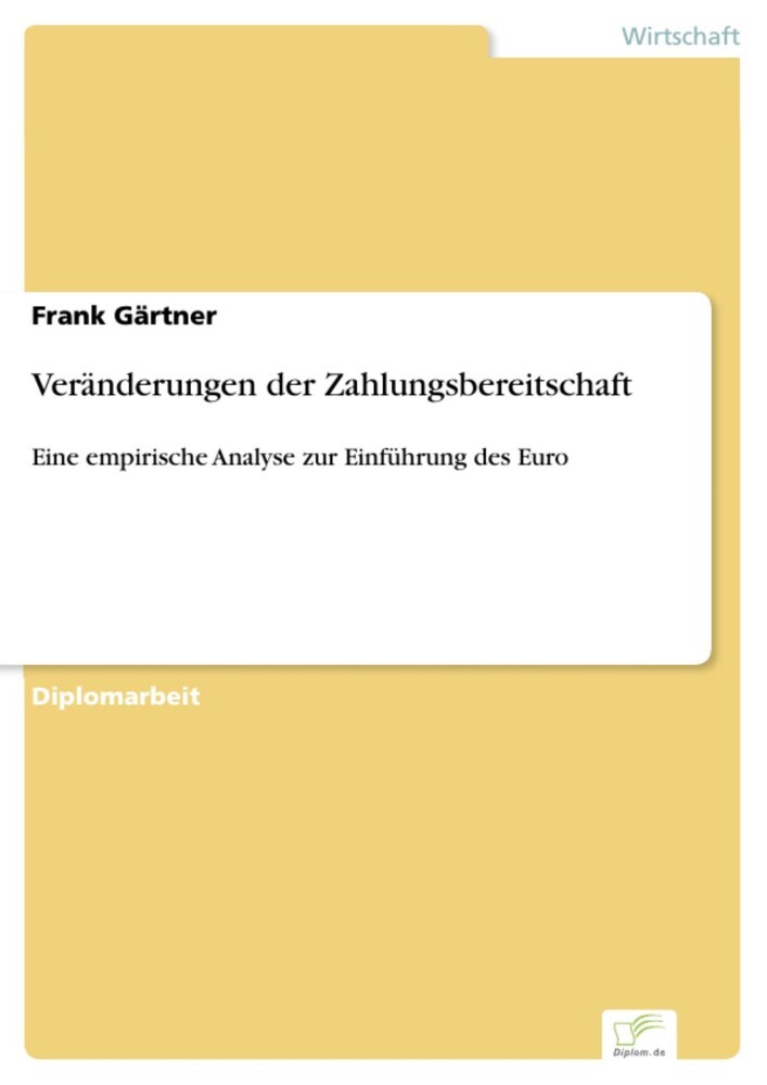 Veränderungen der Zahlungsbereitschaft main product photo