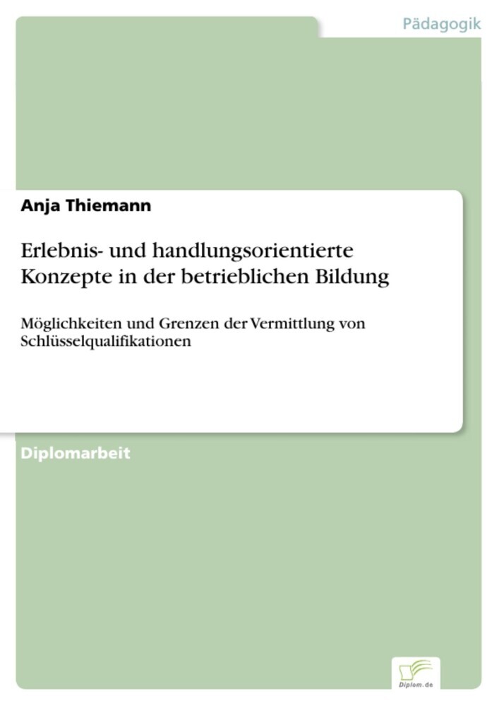 Erlebnis- und handlungsorientierte Konzepte in der betrieblichen Bildung main product photo