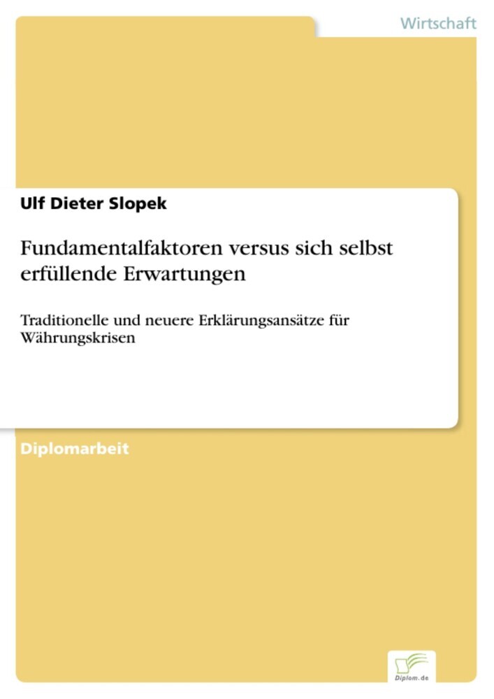 Fundamentalfaktoren versus sich selbst erfüllende Erwartungen main product photo