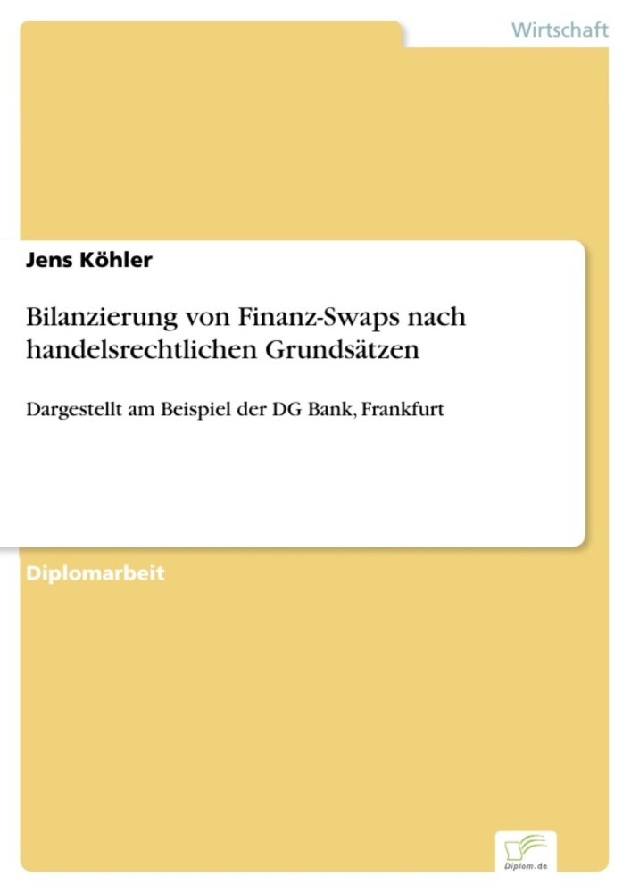 Bilanzierung von Finanz-Swaps nach handelsrechtlichen Grundsätzen main product photo