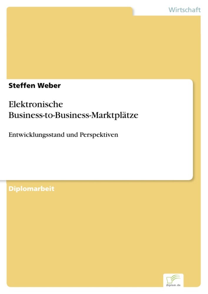 Elektronische Business-to-Business-Marktplätze main product photo
