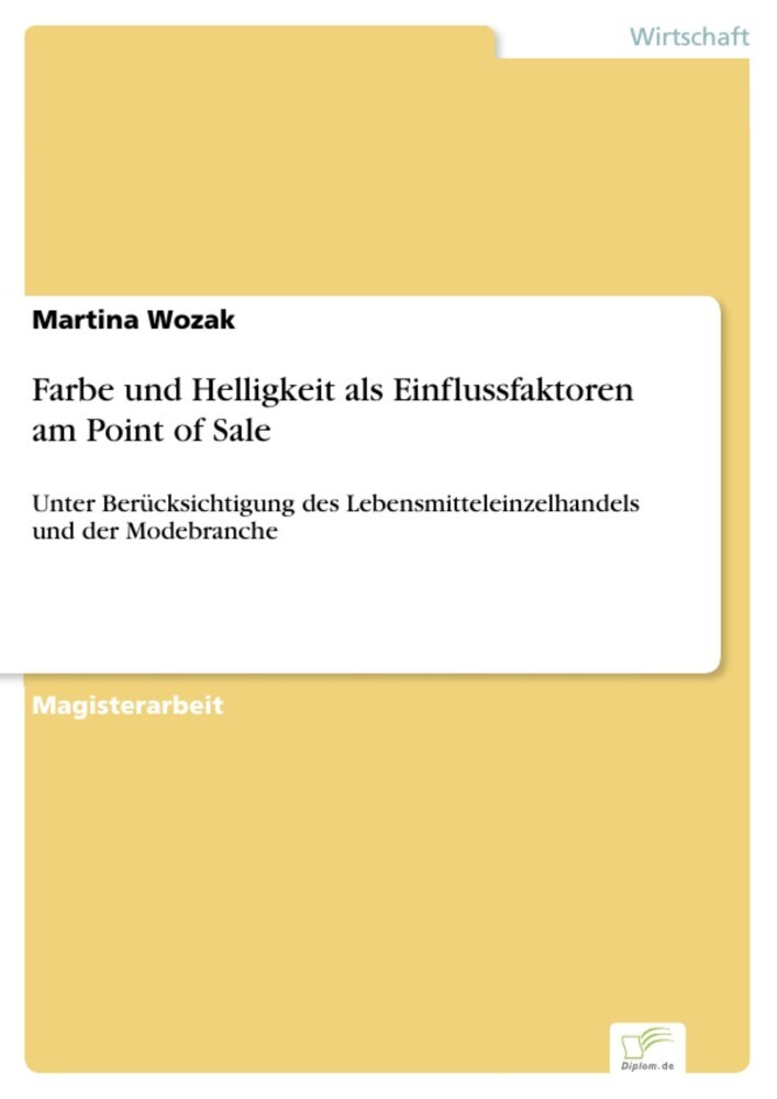 Farbe und Helligkeit als Einflussfaktoren am Point of Sale main product photo