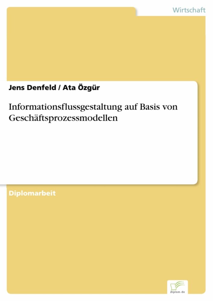 Informationsflussgestaltung auf Basis von Geschäftsprozessmodellen main product photo
