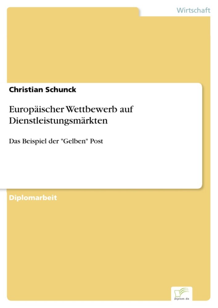 Europäischer Wettbewerb auf Dienstleistungsmärkten main product photo