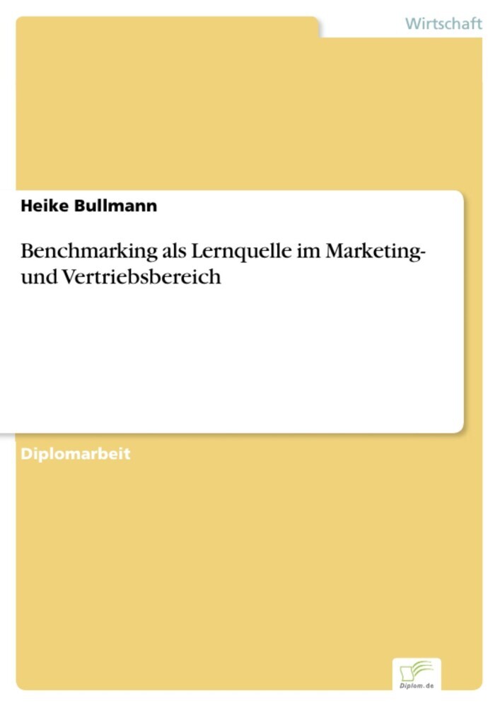 Benchmarking als Lernquelle im Marketing- und Vertriebsbereich main product photo