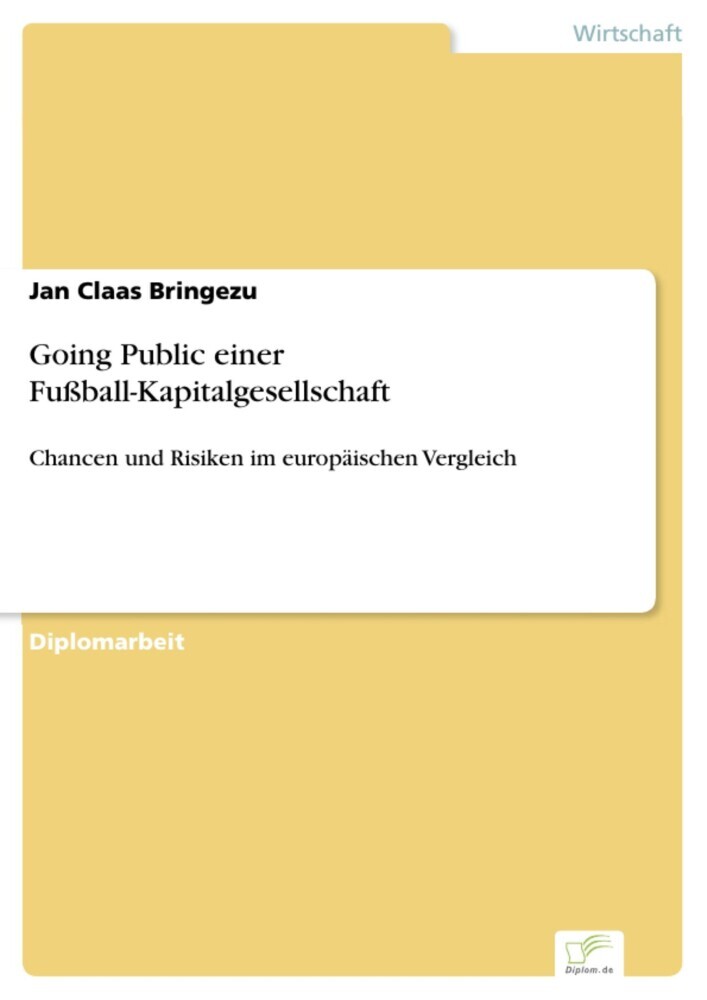 Going Public einer Fußball-Kapitalgesellschaft main product photo