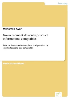 Gouvernement des entreprises et informations comptables
