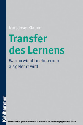 Transfer des Lernens