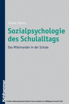 Sozialpsychologie des Schulalltags