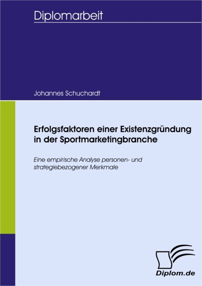 Erfolgsfaktoren einer Existenzgründung in der Sportmarketingbranche main product photo