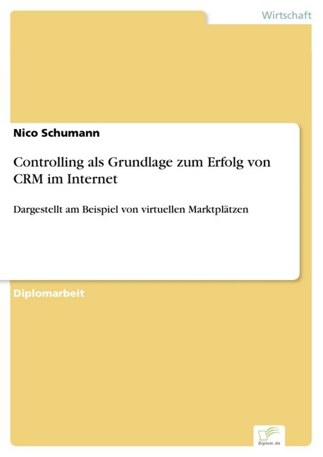 Controlling als Grundlage zum Erfolg von CRM im Internet main product photo