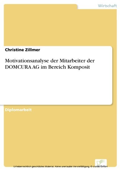 Motivationsanalyse der Mitarbeiter der DOMCURA AG im Bereich Komposit main product photo