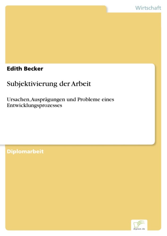 Subjektivierung der Arbeit main product photo