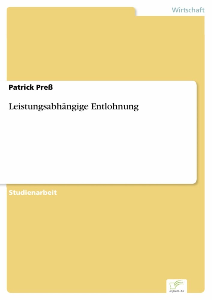 Leistungsabhängige Entlohnung main product photo