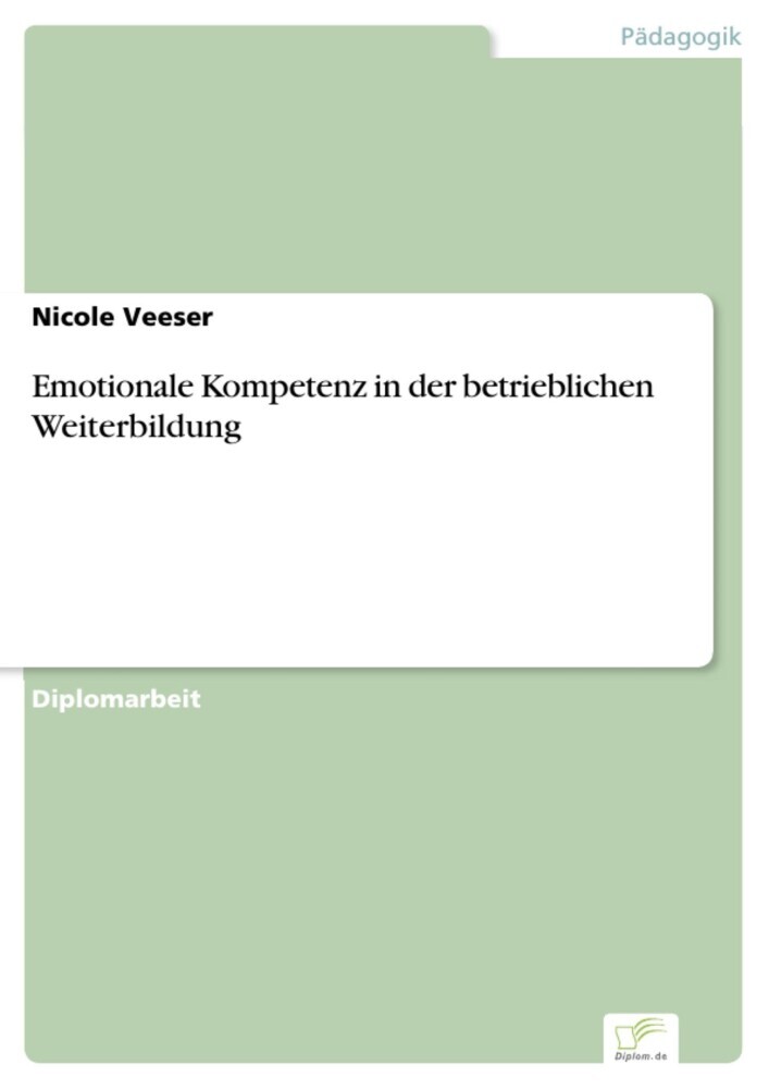 Emotionale Kompetenz in der betrieblichen Weiterbildung main product photo