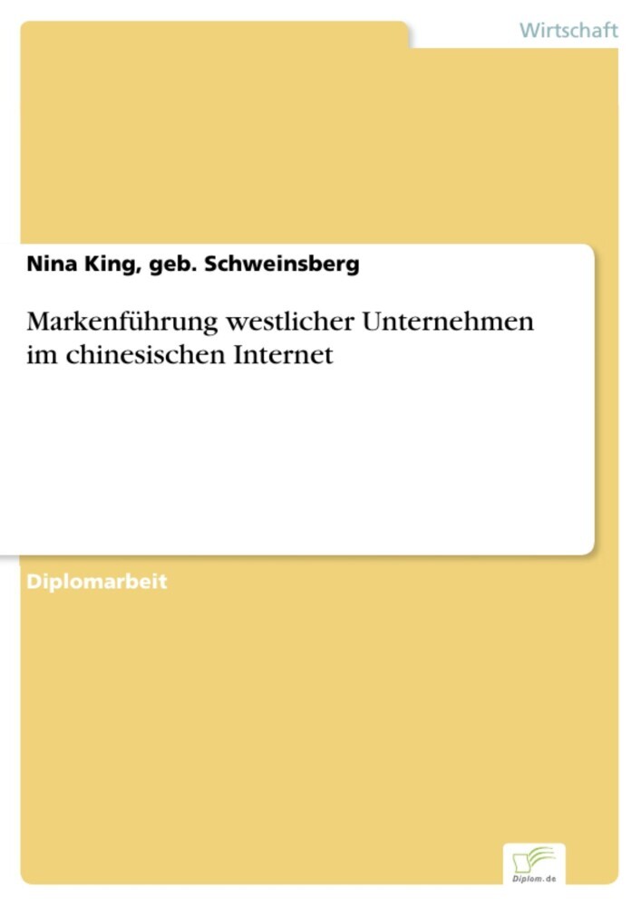 Markenführung westlicher Unternehmen im chinesischen Internet main product photo
