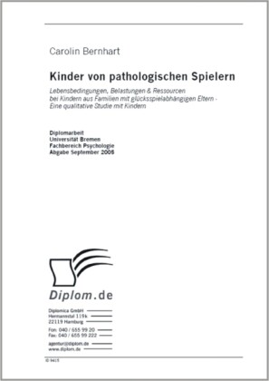 Kinder von pathologischen Spielern