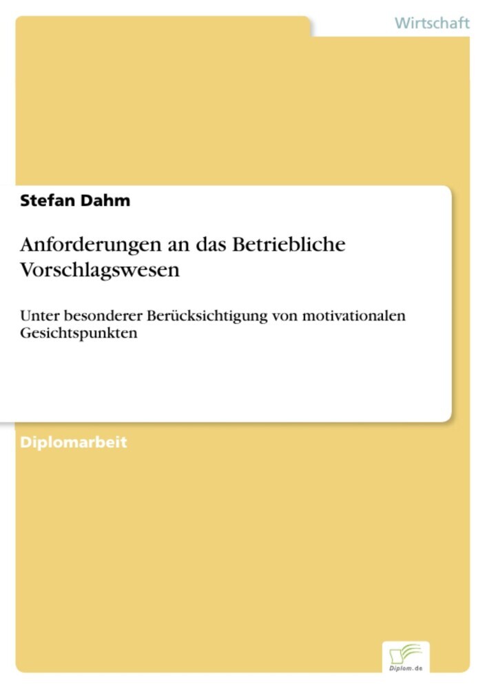 Anforderungen an das Betriebliche Vorschlagswesen main product photo