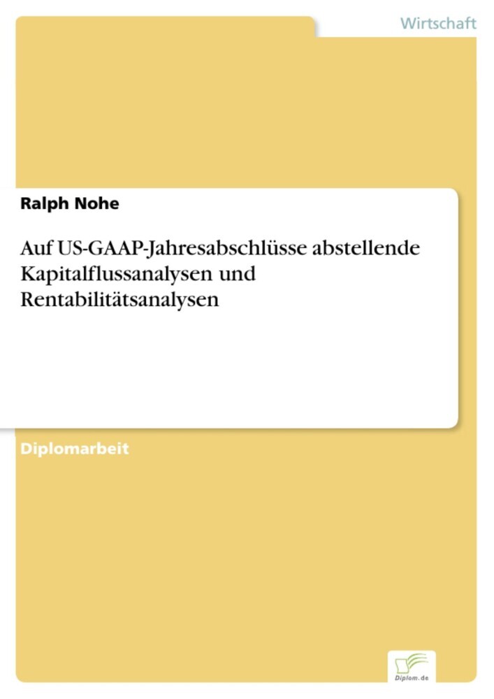 Auf US-GAAP-Jahresabschlüsse abstellende Kapitalflussanalysen und Rentabilitätsanalysen main product photo